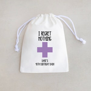 I Regret Nothing - Hangover Recovery Kit - I Regret Nothing Hangover Kit - Bachelorette Party Hangover Kits - Vegas Recovery Kit