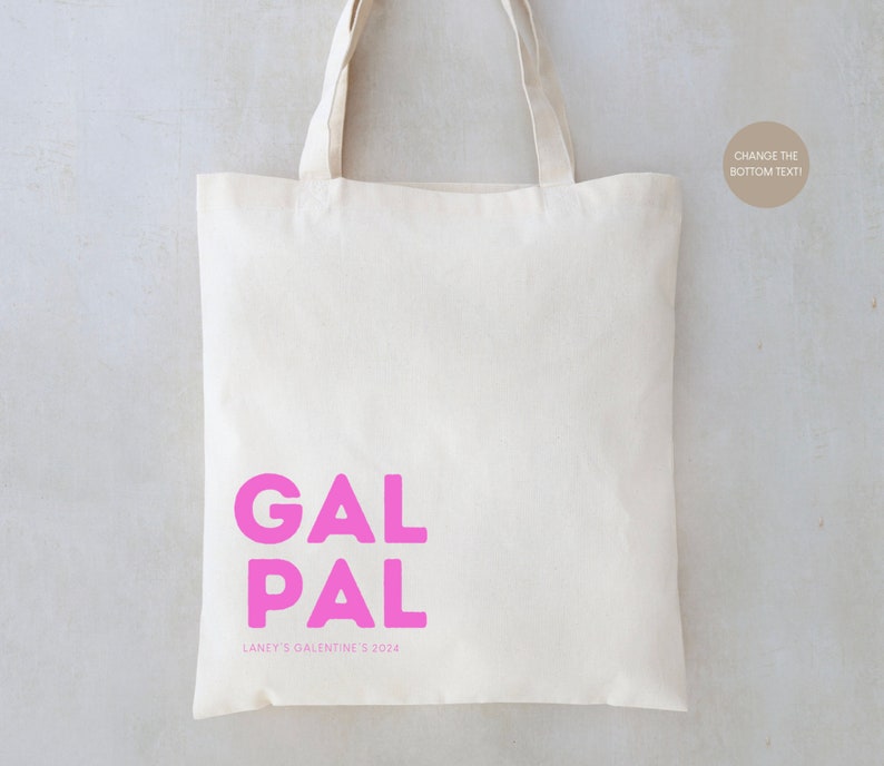 Galentines Tote Bag Galentines Day Party Favors Galentines Party Valentines Party Favor Valentines Gift Bag Galentines 2024 image 1