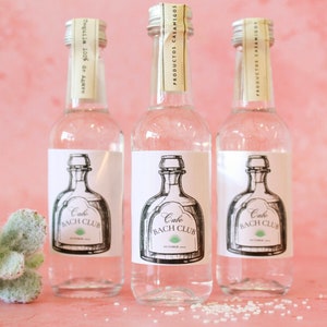 Cabo Bach Club, Bachelorette Shooter Labels, Bachelorette Party Favors, Custom Bachelorette Shooters, Custom Shooter Labels, Bachelorette