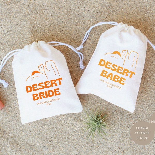 Desert Babe, Bachelorette Hangover Kit, Bachelorette Party Favors, Palm Springs Bach, Bachelorette Recovery Kit, Bridal Party Gifts