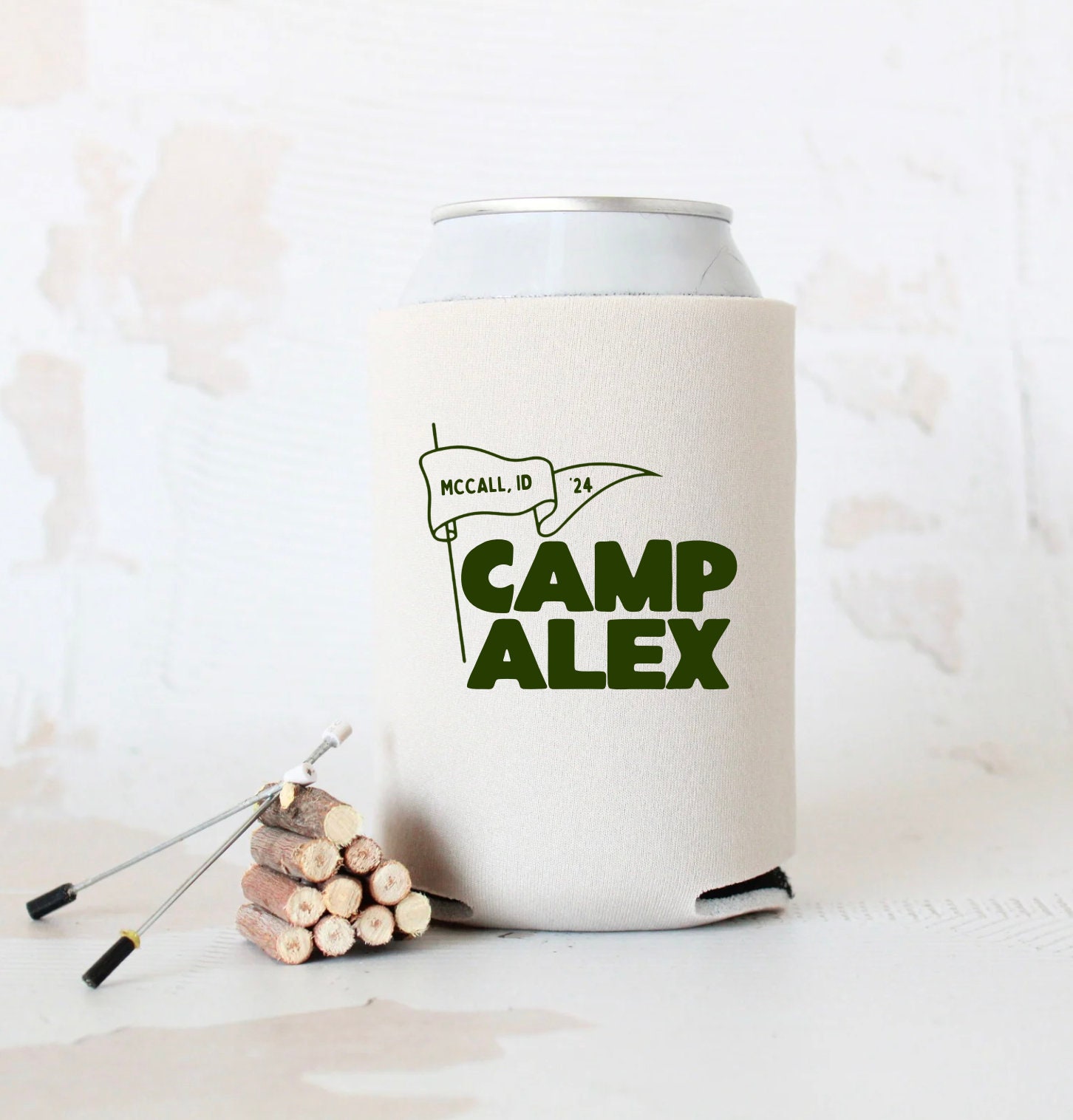 【stokelaboratory】CAMP GEEKS CB can cover Camp Bachelorette Can Cooler: Camping Party Favors - Etsy