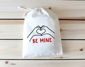 Be Mine Valentines Bag - Galentines Day Gift Bag - Custom Galentines Bag - Galentines Party Favors - Galentines - Valentine's Day Gifts