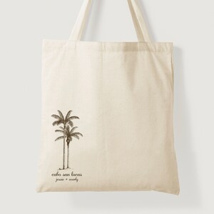 Palm Tree Wedding Tote - Destination Wedding Welcome Tote - Tropical Welcome Tote - Customized Wedding Tote - Tropical Wedding Tote