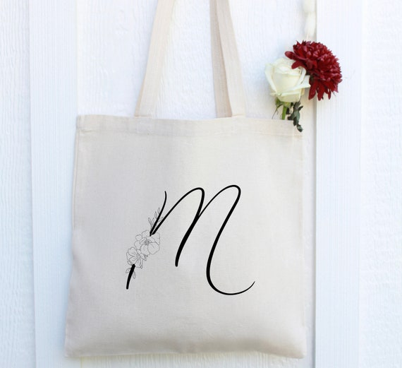 Personalized Name Tote Name Tote Bridesmaid Tote Etsy