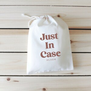 Just In Case - Hangover Kit - Wedding Recovery Kit - Custom Hangover Kit - Bachelorette Hangover Kit - Just In Case Recovery Kit