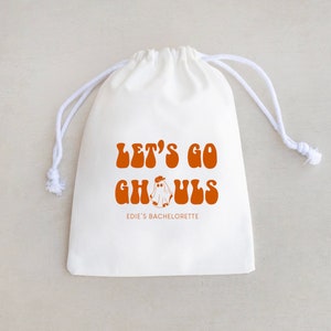 Let's Go Ghouls - Let's Go Ghouls Hangover Kit - Hangover Recovery Kit - Halloween Bachelorette - Custom Bachelorette Bags - Custom Hangover