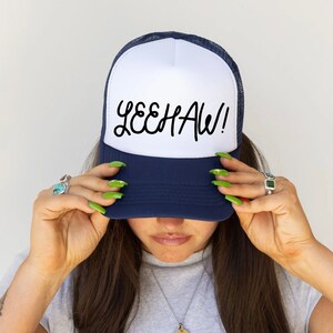 Yeehaw!, Custom Trucker Hat, Bachelorette Hat, Bachelorette Merch, Country Hat, Cowgirl Bach, Texas Bach, Nashville, Western Bachelorette