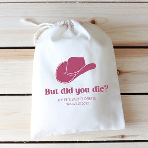 But Did You Die? - But Did You Die Hangover Kit - Hangover Recovery Kit - But Did You Die Bag - Custom Bachelorette Bags - Custom Hangover