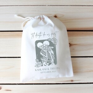 Til Death Do Us Part - Til Death Do Us Part Wedding Bag - Halloween Wedding - Wedding Welcome Bag - Halloween Wedding Favors - Hangover Kit