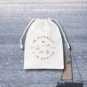 In Sickness & In Health, Wedding Recovery Kit, Wedding Hangover Kits, Wedding Hangover Kit Bags, Wedding Guest Favors, Wedding Recovery Bag