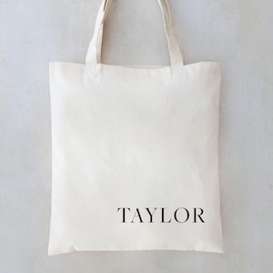 Personalized Name Tote - Name Tote - Bridesmaid Tote - Bridesmaid Name Tote - Personalized Bridesmaid Favors - Bachelorette Totes - Name Bag