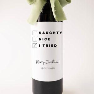 Funny Christmas Wine Label, Custom Holiday Wine label, Custom xmas Gift, Holiday Party Gift, Holiday Wine Gift, Christmas Party Gift, labels