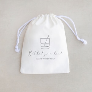 Cocktail But Did You Die - But Did You Die Hangover Kit - Hangover Recovery Kit - But Did You Die Bag - Bachelorette Party Favors - Hangover