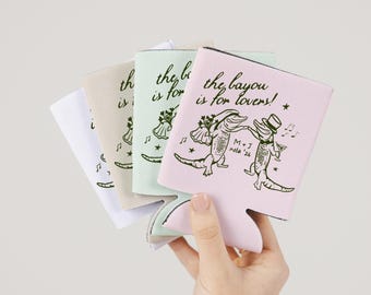 The Bayou is for Lovers swamp can cooler: New Orleans Bachelorette Party Favor, Nola Wedding Favors
