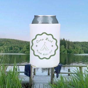 Camp Bach Can Cooler - Custom Bachelorette Cooler - Bachelorette Party Favors - Bachelorette Can Cooler -  Camp Bach Club - Camping Favors