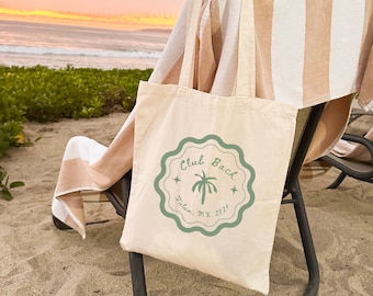 Club Bachelorette Tote Bag: Bridesmaid Party Favors