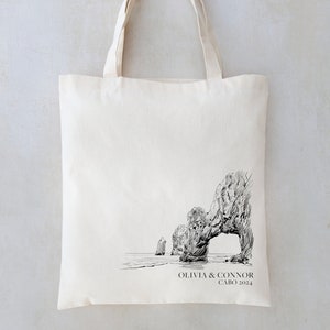 Cabo Welcome Tote - Destination Wedding Welcome Tote - Mexico Wedding Tote - Mexico Wedding Favors - Bienvenidos Bag - Mexico Welcome