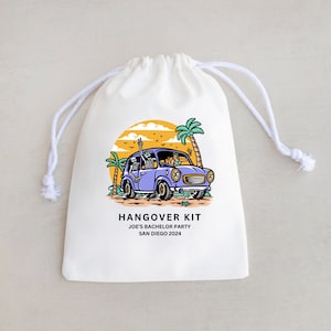 Bachelor Hangover Kit - Bachelor Party Hangover Kit - Bachelor Party Favors - Bachelor Party Bags - Bachelor Party Gifts For Men - Bachelor
