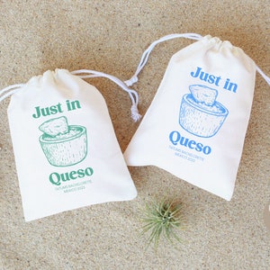 Just In Queso - Mexico Hangover Kit - Fiesta Bachelorette Party - Personalized Wedding Favors - Hangover Kit - Just In Queso Recovery Kit