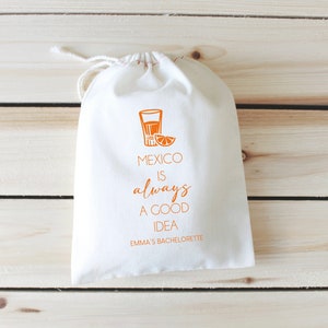 Mexico Is Always A Good Idea - Mexico Wedding - Mexico Bachelorette Favors - Personalized Wedding Favors - Hangover Kit