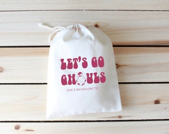 Let's Go Ghouls - Let's Go Ghouls Hangover Kit - Hangover Recovery Kit - Halloween Bachelorette - Custom Bachelorette Bags - Custom Hangover