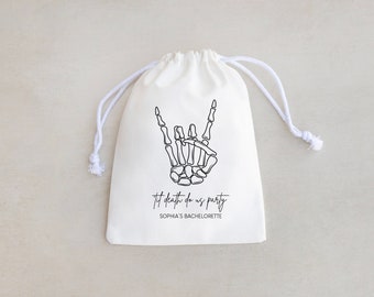 Til Death Do Us Party - Til Death Do Us Party Wedding Bag - Bachelorette Hangover Kit - Bachelorette Party Bags - Recovery Kit Bags - Bride