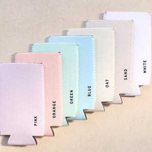 Bulk Blank Neoprene Can Coolers: Standard and Slim Can Sleeves for DIY - Wholesale DIY image 2