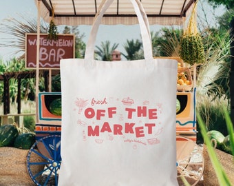 Fresh Off The Market Tote Bag: Bachelorette Party Favor