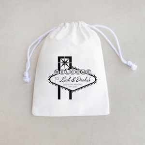 Personalized Vegas Bachelorette Party Favor Bags: Hangover Recovery Kit