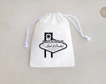 Personalized Vegas Bachelorette Party Favor Bags: Hangover Recovery Kit