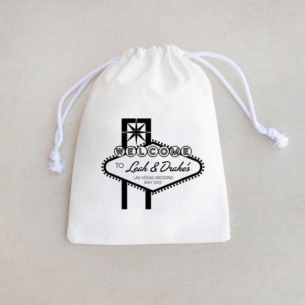 Personalized Vegas Bachelorette Party Favor Bags: Hangover Recovery Kit