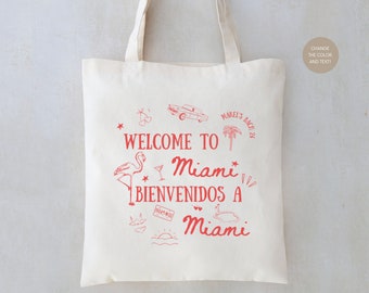 Welcome to Miami Bachelorette Tote: Custom Club Theme