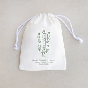 In Case Things Get Prickly - Cactus Hangover Kit - Hangover Recovery Kit - Scottsdale Hangover Kit - Bachelorette Hangover kit