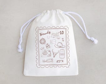 Austin Bachelorette Party Favor Bag: Texas Hangover Kit