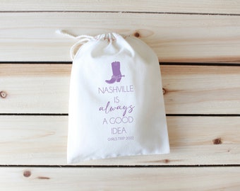 Nashville Is Always A Good Idea - Nashville Hangover Kit - Nashville Bachelorette Party Bag - Nashville Welcome Bag - Nashville Wedding Bag