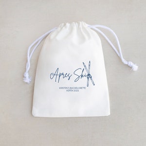 Apres Ski - Apres Ski Hangover Kit - Altitude Kit - Mountain Wedding Favor - Custom Wedding Bags - Apres Ski Hangover Kit Bag - Hangover Kit