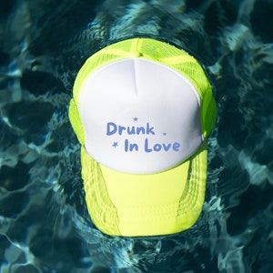 Drunk in Love, Feelin&#39; Lucky, Custom Trucker Hat, Bachelorette Hat, Bachelorette Merch, Club Bach, Vegas Bach, Las Vegas Bach