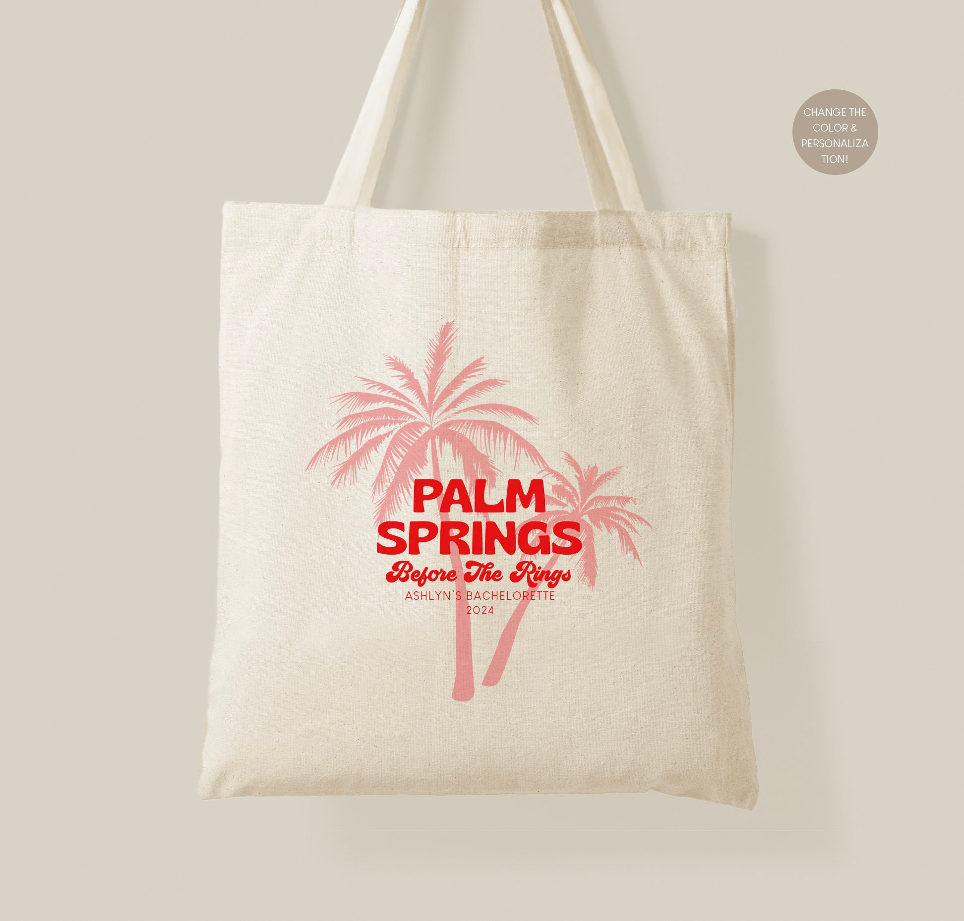 SunLily Bright Side Color Changing Tote Bag, Palm Trees