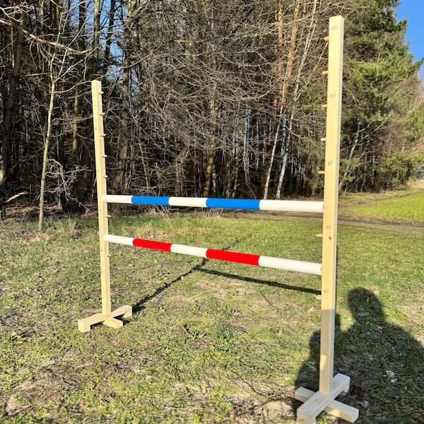 Obstacle de saut pour Hobby Horse 120 cm au choix avec 2 barres