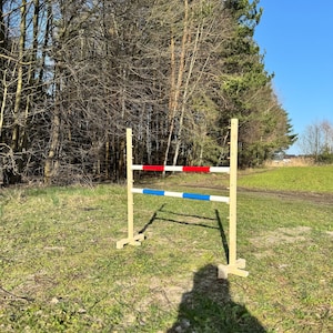 Jumping obstacle for Hobby Horse 39.37 inches of your color choice with 2 bars