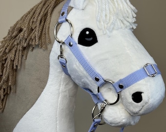 Caballo de juguete Pinto gris y blanco, tamaño A4 o A3. Regalo ideal para amantes de la equitación y el salto.
