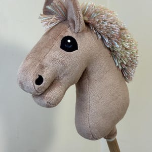 Baby hobby horse with detachable stick. Arabian.