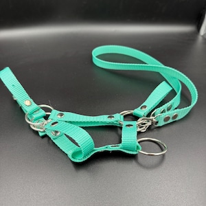 Realistic fully adjustable halter with reins for an A3 / A4 hobby horse. Mint.