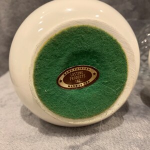 Vintage Hand Painted Candle Votive