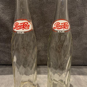 Antique 1960’s swirl Pepsi Cola bottle