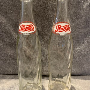 Antique 1960’s swirl Pepsi Cola bottle