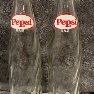 Antique 1960’s swirl Pepsi Cola bottle