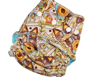 Hybrid Fitted One Size Cloth Diaper - Vacation Photos