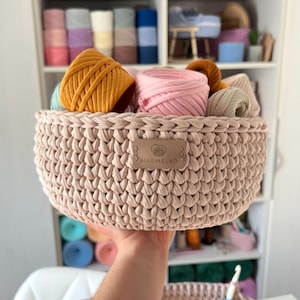 7-9mm Crochet T-Shirt Yarn: 100% Cotton Jersey, 109 Yards image 3