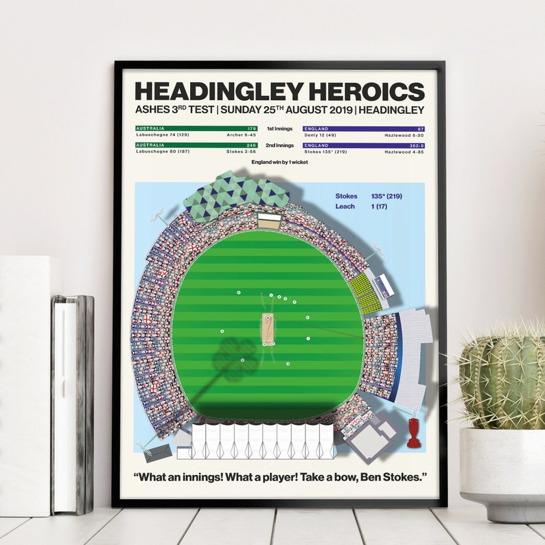 BEN STOKES Headingley 2019, ENGLAND Vs Ausrialia, Ashes 3rd Test